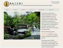 Tablet Screenshot of daichilandscape.com